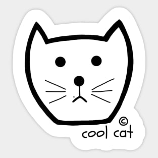 Cool Cat © Sticker